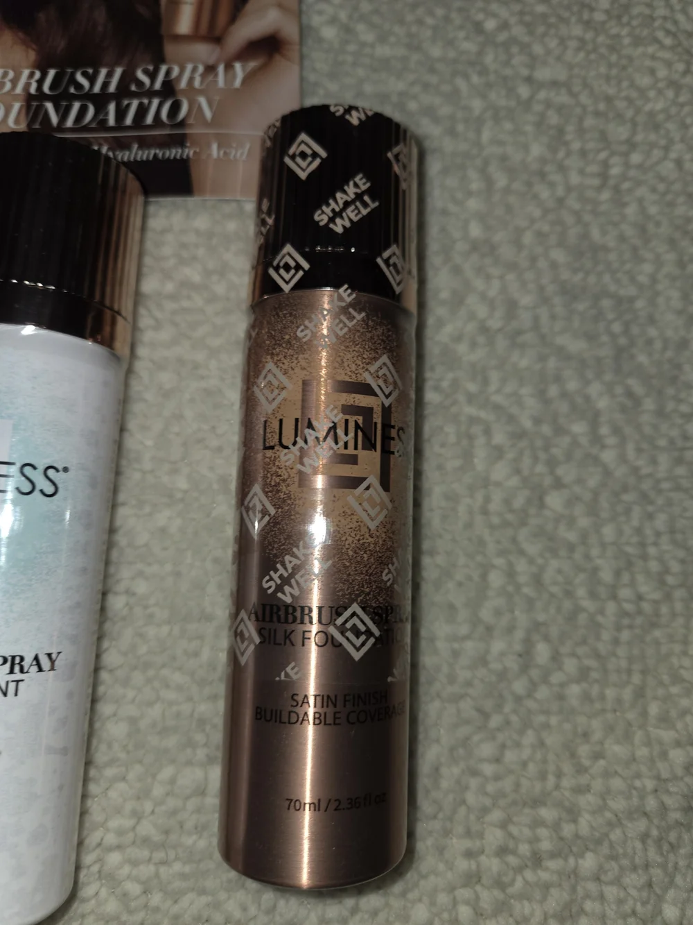 Luminess 3 piece airbrush 3 Step foundation system NIP fair 020 color